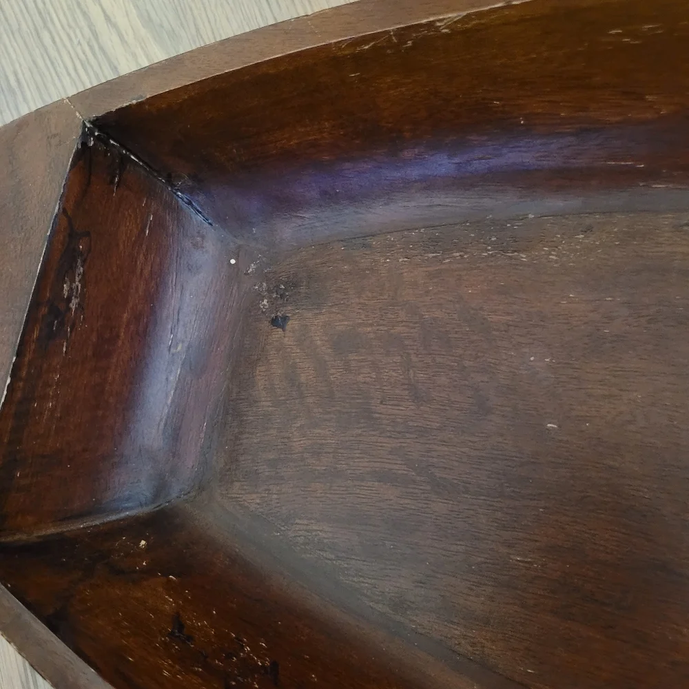 Pottery barn long wood tray